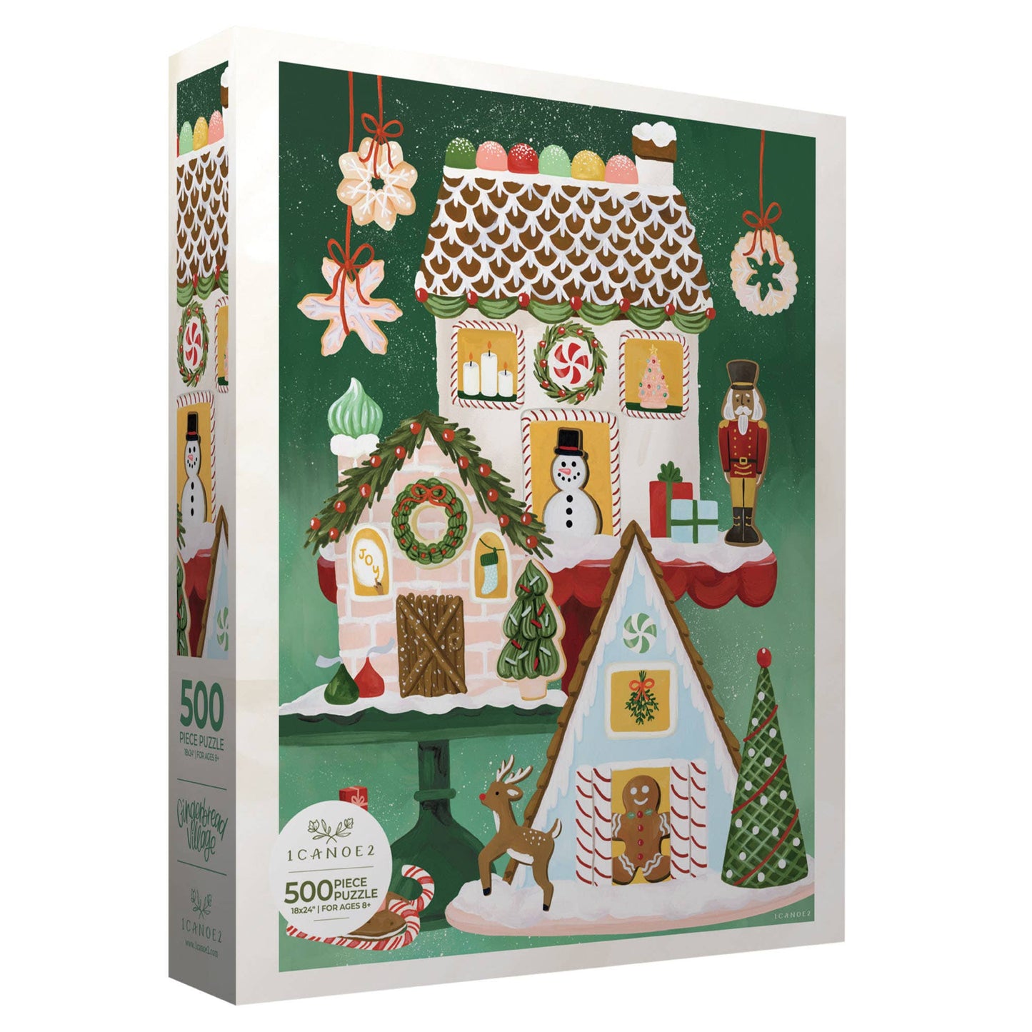 Gingerbread Village 500 Piece Christmas Puzzle by 1canoe2