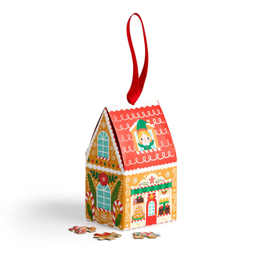 Santa's Bakery Puzzle Ornament