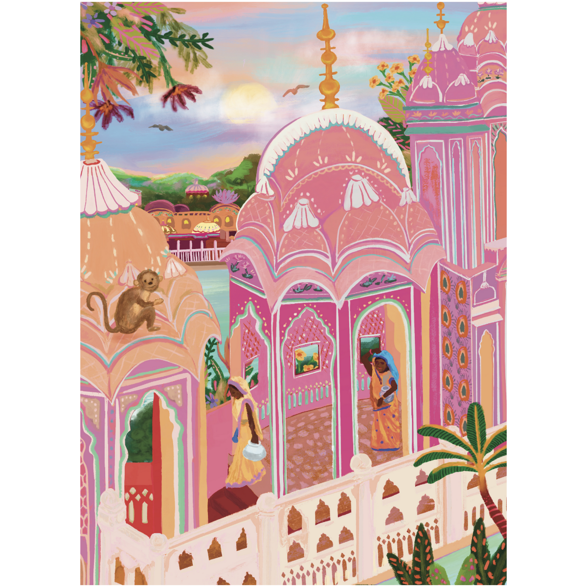 Pink City Puzzle - Jaipur Puzzle by Puzzledly