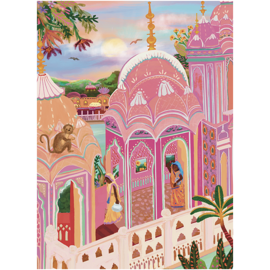 Pink City Puzzle - Jaipur Puzzle by Puzzledly
