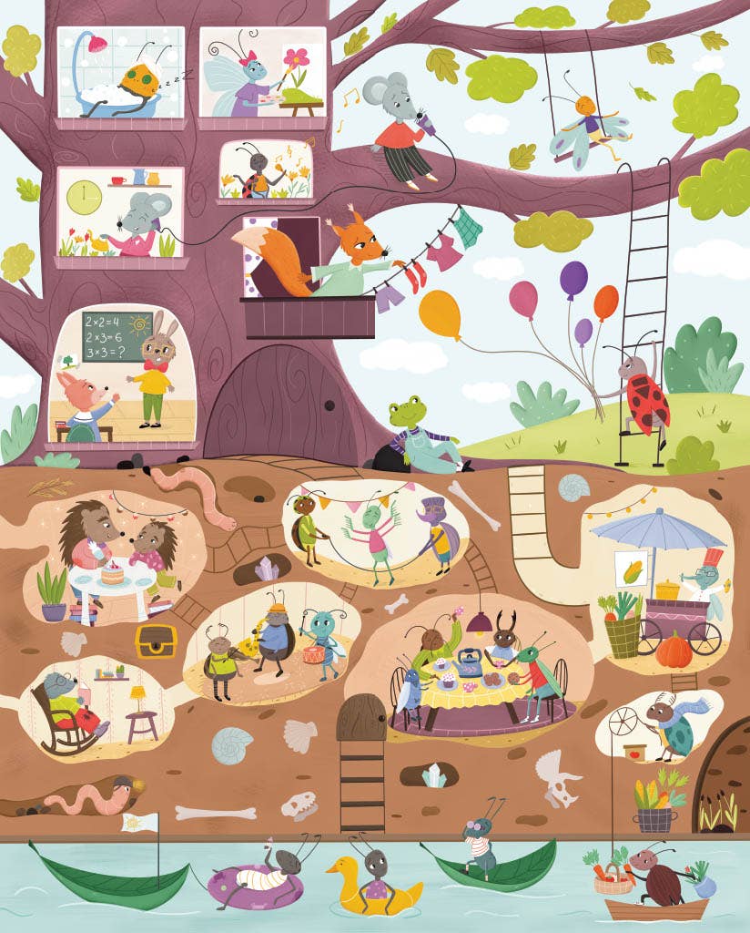 Beneath the Branches 200 Piece Kids Puzzle by Once Upon a Puzzle