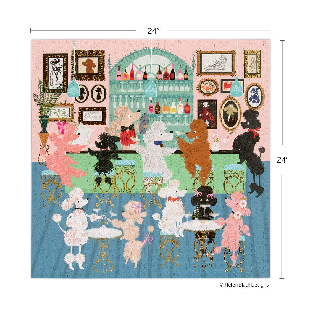 Poodle Martini Lounge Werkshoppe Puzzle