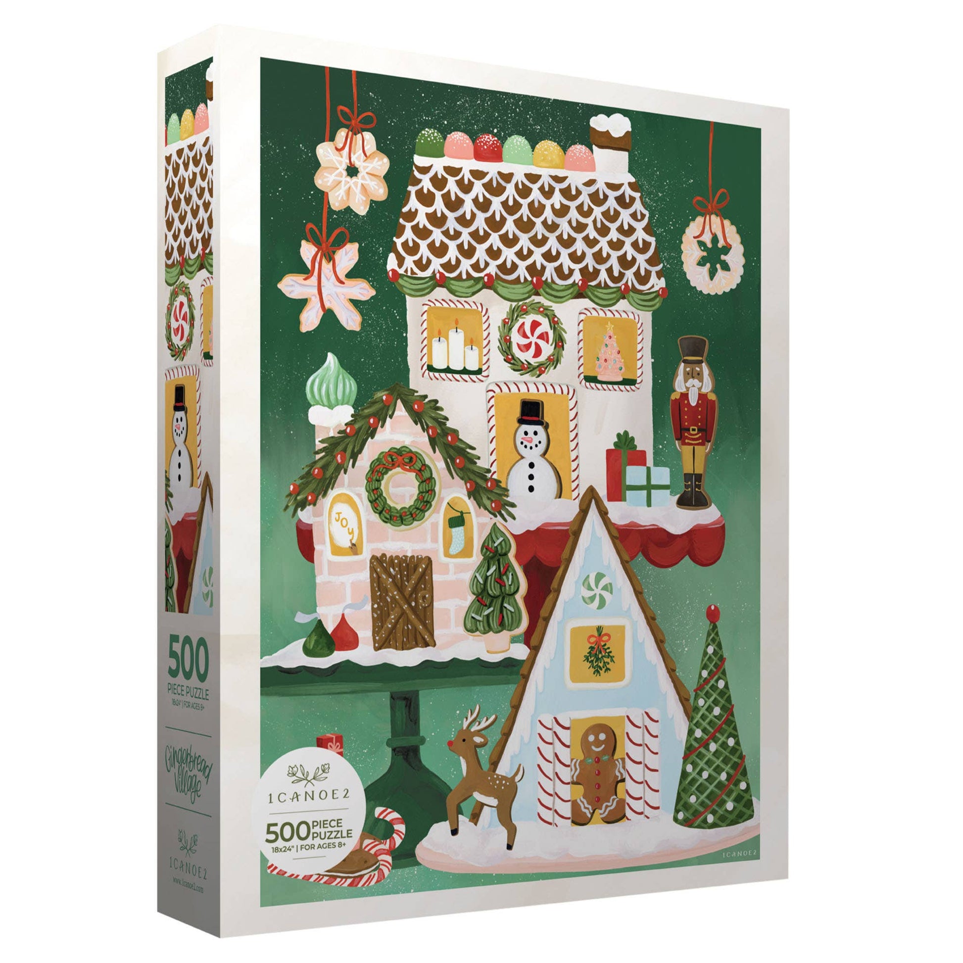 Gingerbread Village 500 Piece Christmas Puzzle by 1canoe2