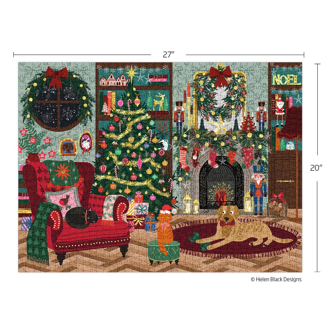 Festive Family Room