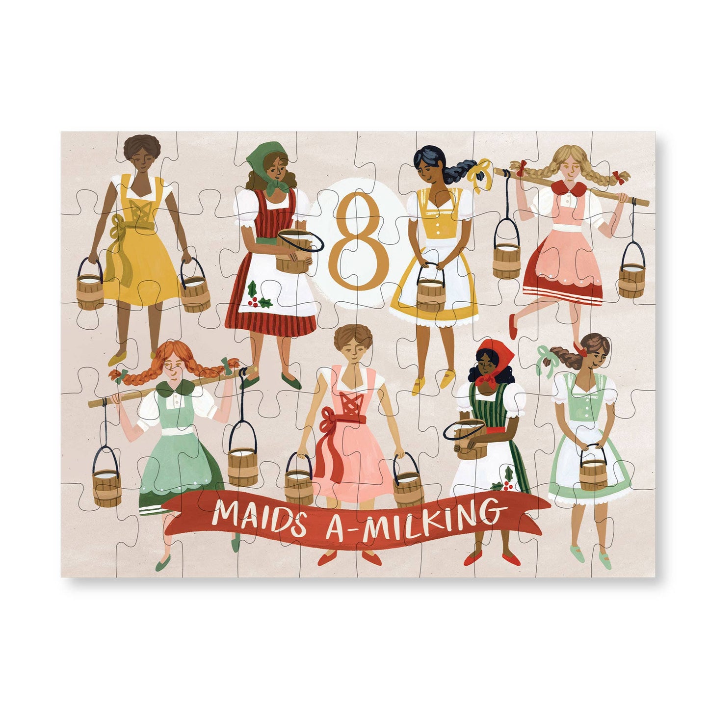 12 Days of Christmas • Set of 12 50-Piece Puzzles