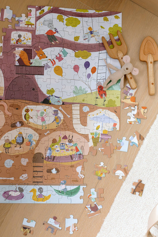 Beneath the Branches 200 Piece Kids Puzzle by Once Upon a Puzzle