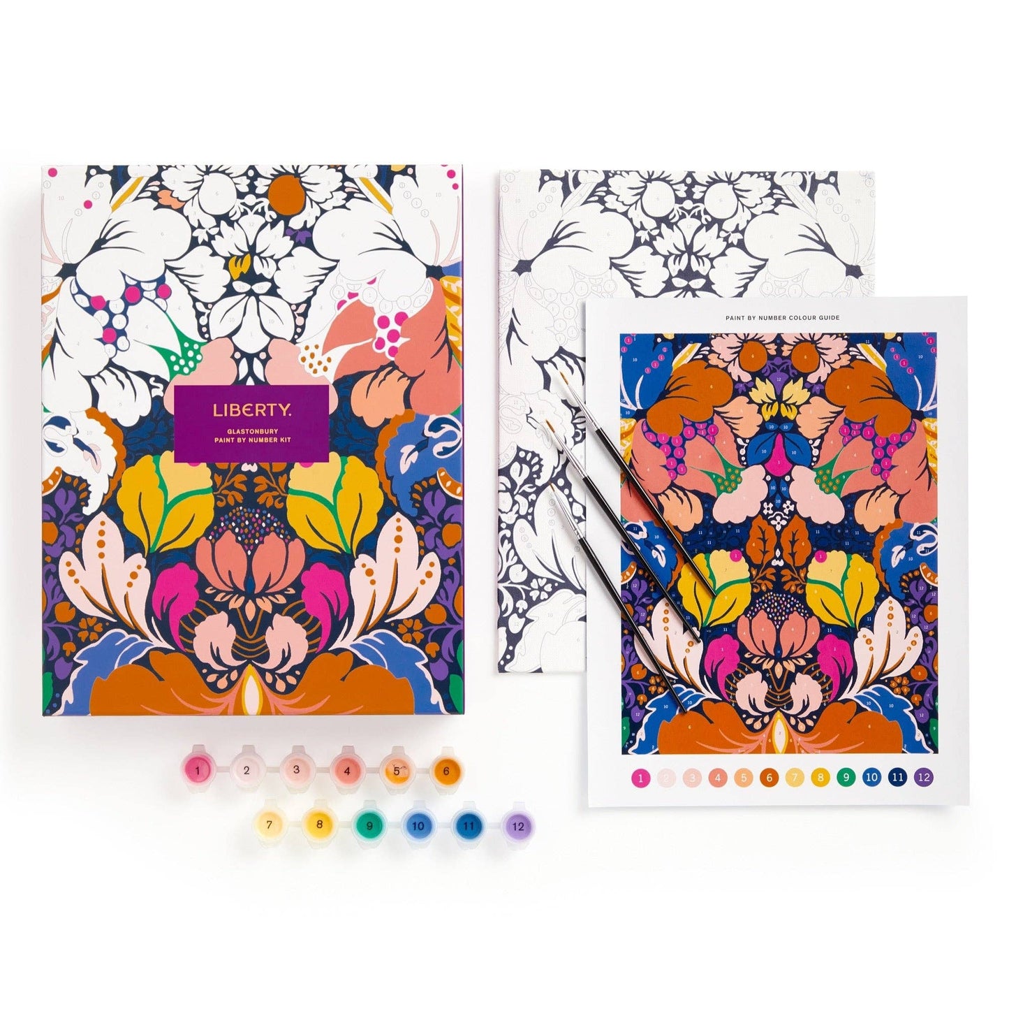 Liberty Paint by Number Kit Glastonbury