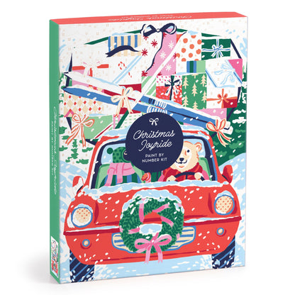 Christmas Joyride 9 x 12" Paint by Number Kit