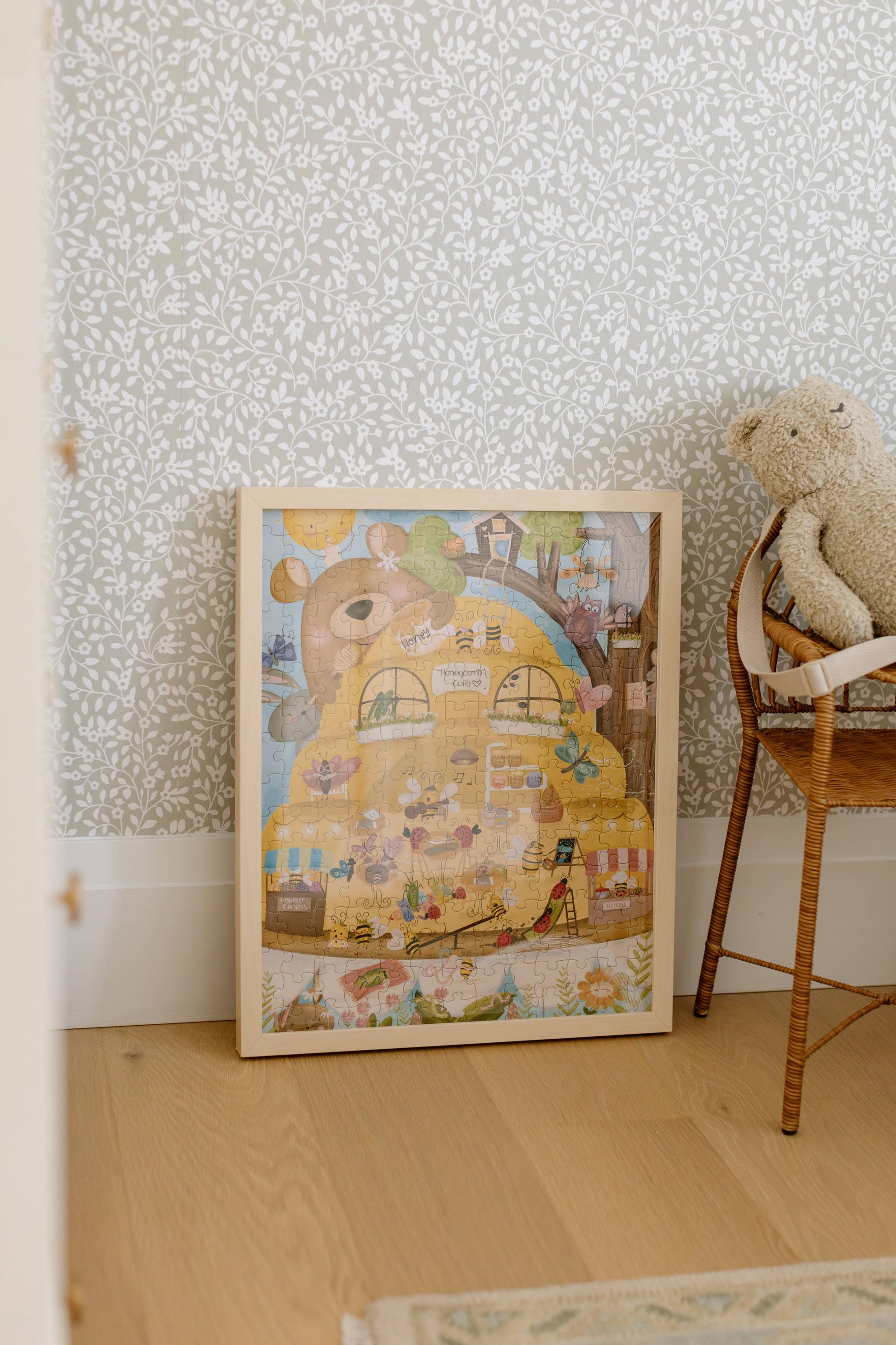 Honeycomb Cafe 200 Piece Kids Jigsaw Puzzle by Once Upon a Puzzle