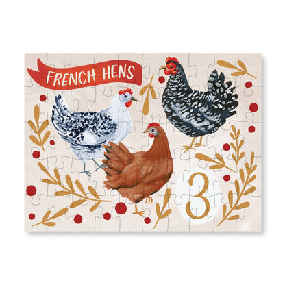 12 Days of Christmas • Set of 12 50-Piece Puzzles