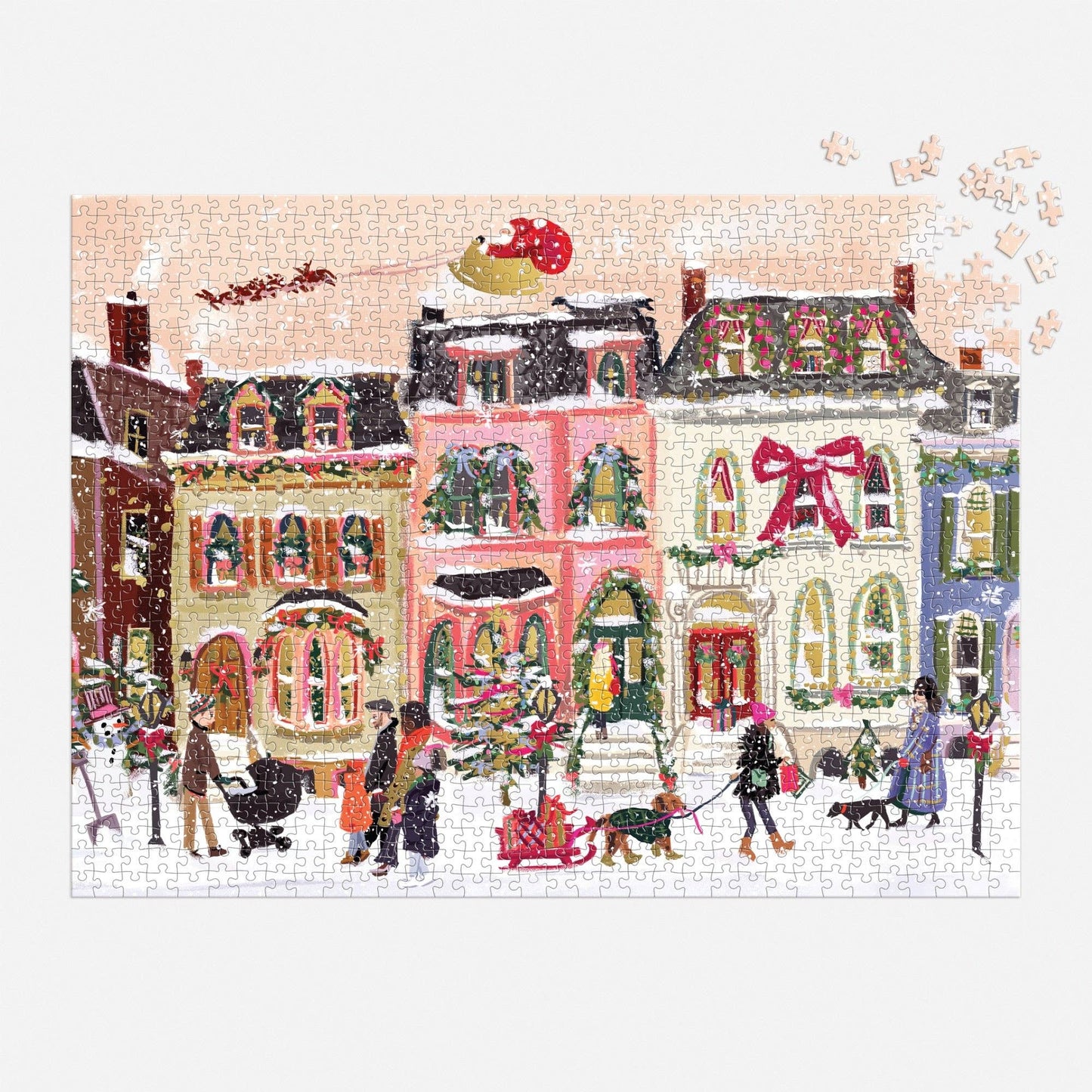 Snowfall on Main Street