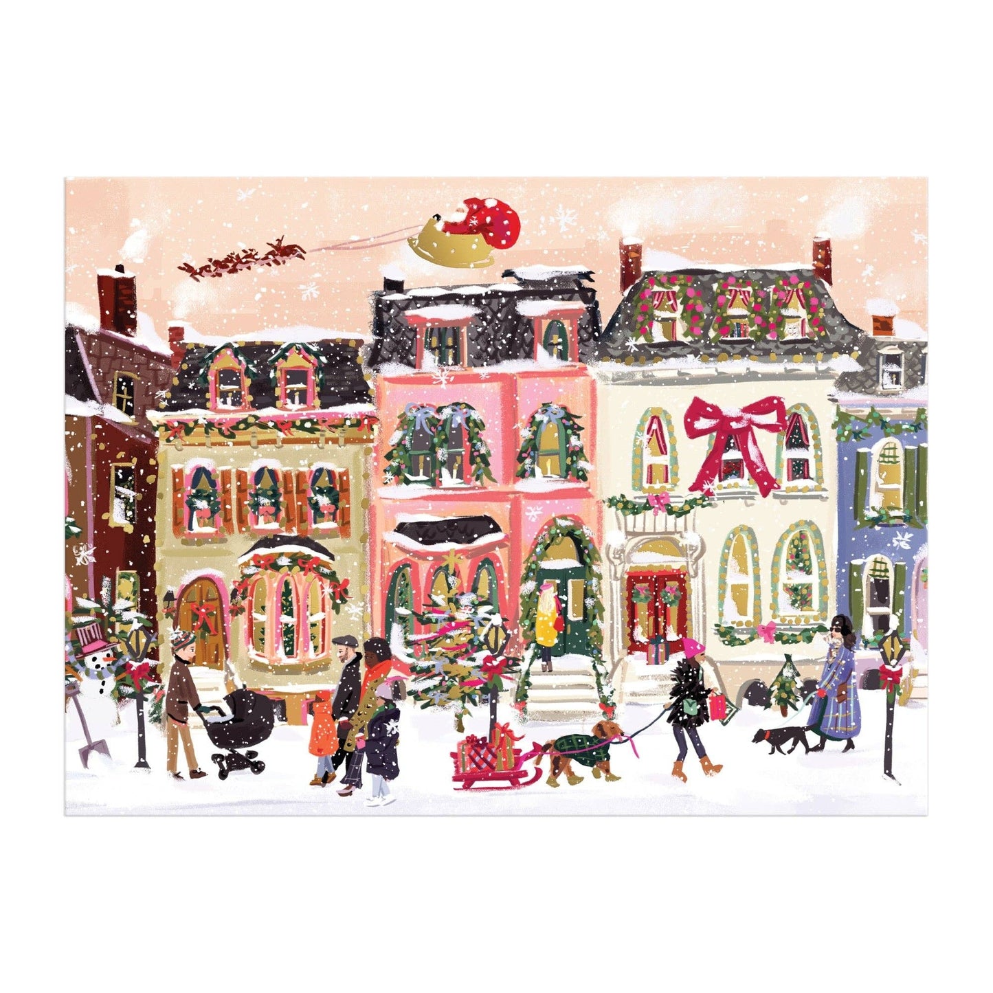 Snowfall on Main Street