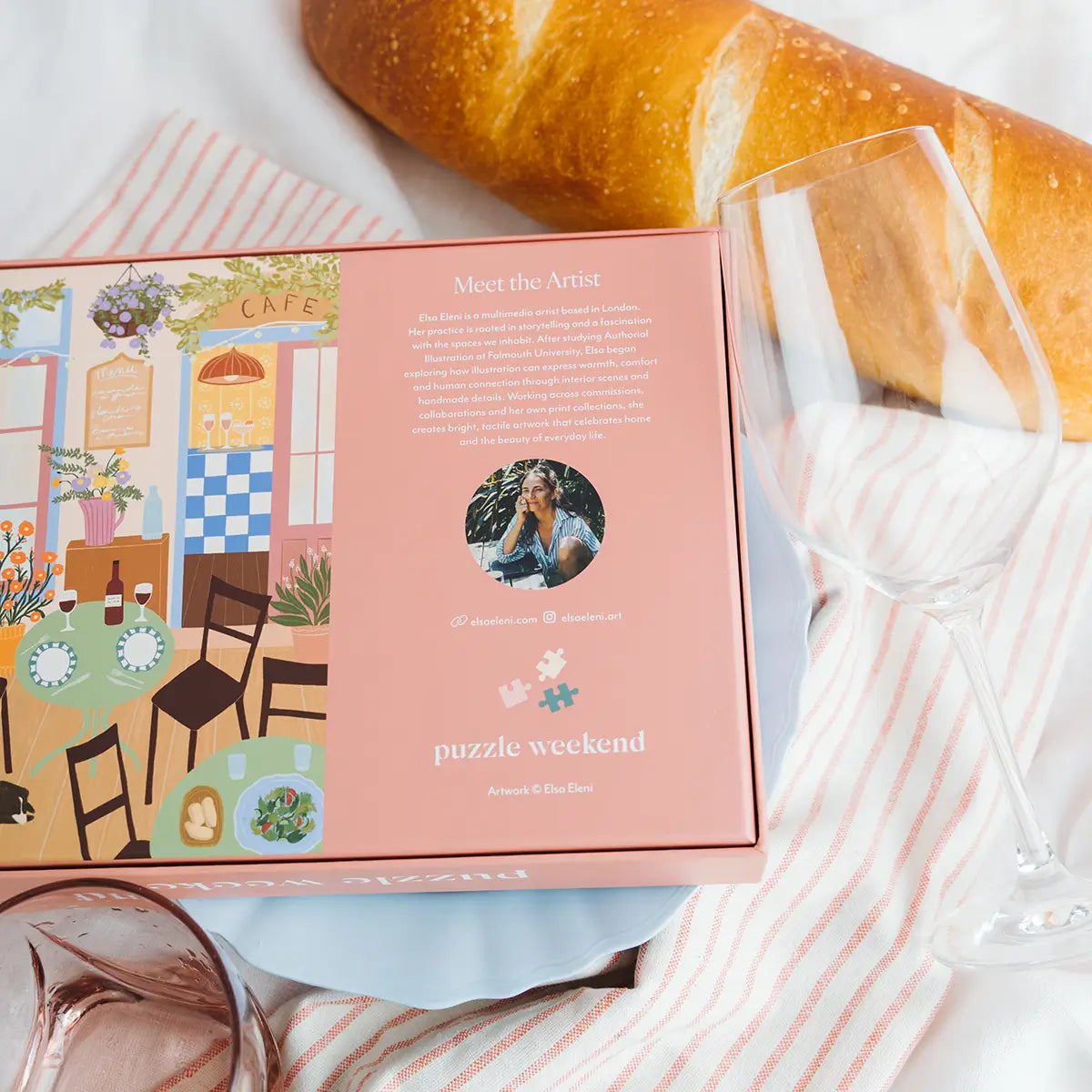 puzzle by artist elsa eleni for puzzle weekend