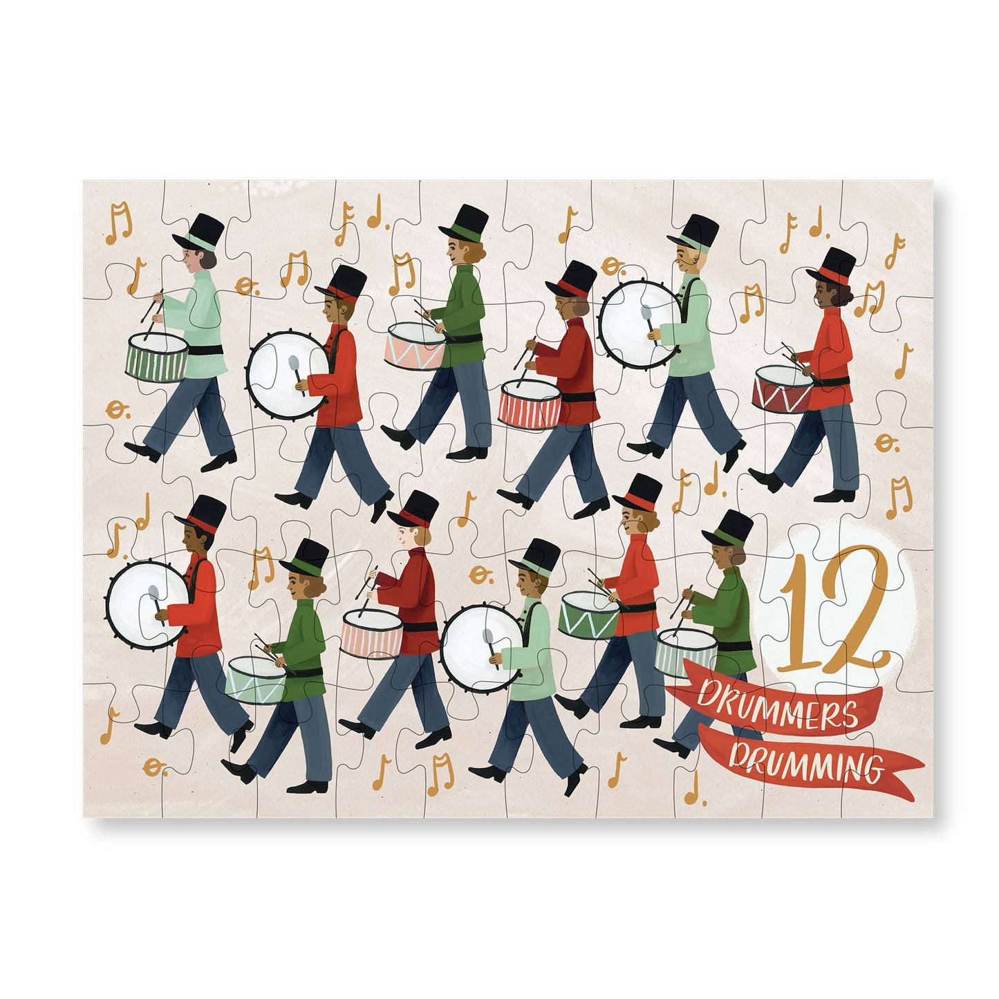 12 Days of Christmas • Set of 12 50-Piece Puzzles