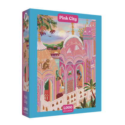 Pink City Puzzle - Jaipur Puzzle by Puzzledly