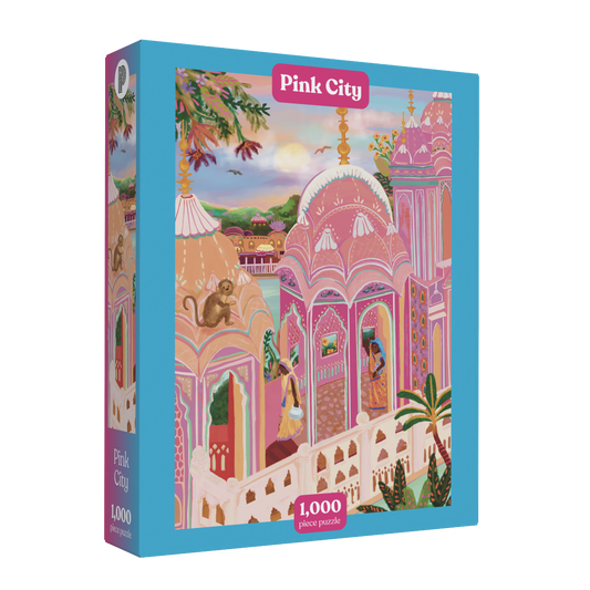 Pink City Puzzle - Jaipur Puzzle by Puzzledly