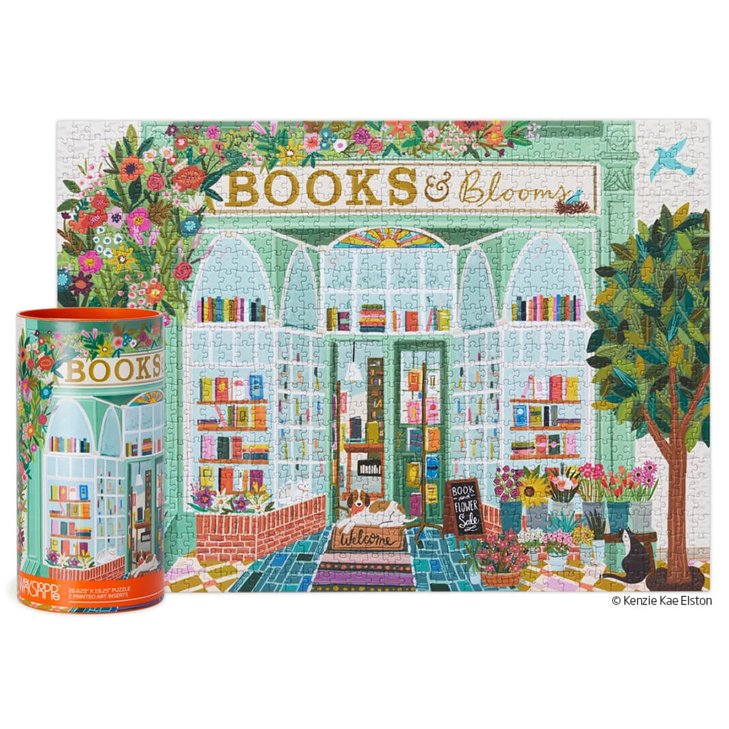 Werkshoppe Books & Blooms Puzzle