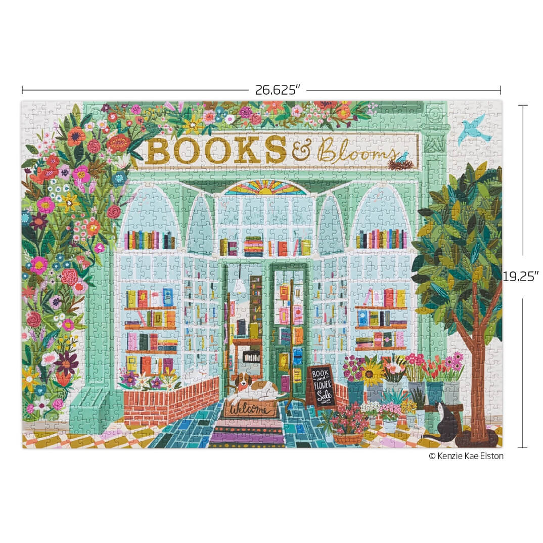 Werkshoppe Books & Blooms Puzzle