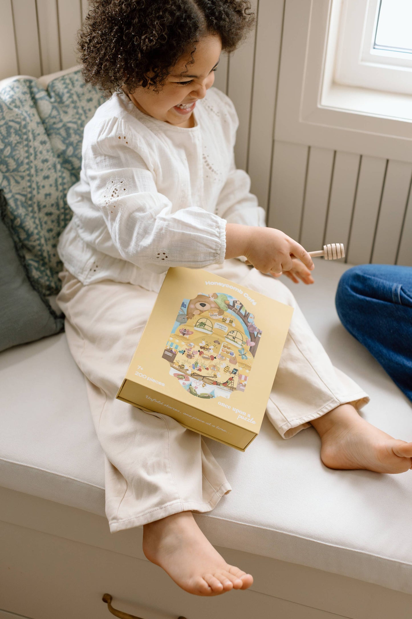 Honeycomb Cafe 200 Piece Kids Jigsaw Puzzle by Once Upon a Puzzle