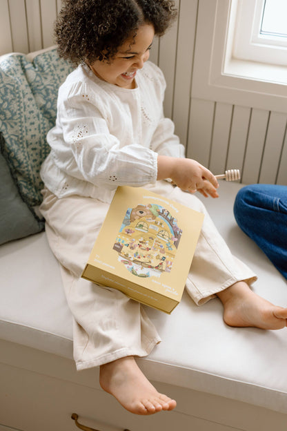 Honeycomb Cafe 200 Piece Kids Jigsaw Puzzle by Once Upon a Puzzle