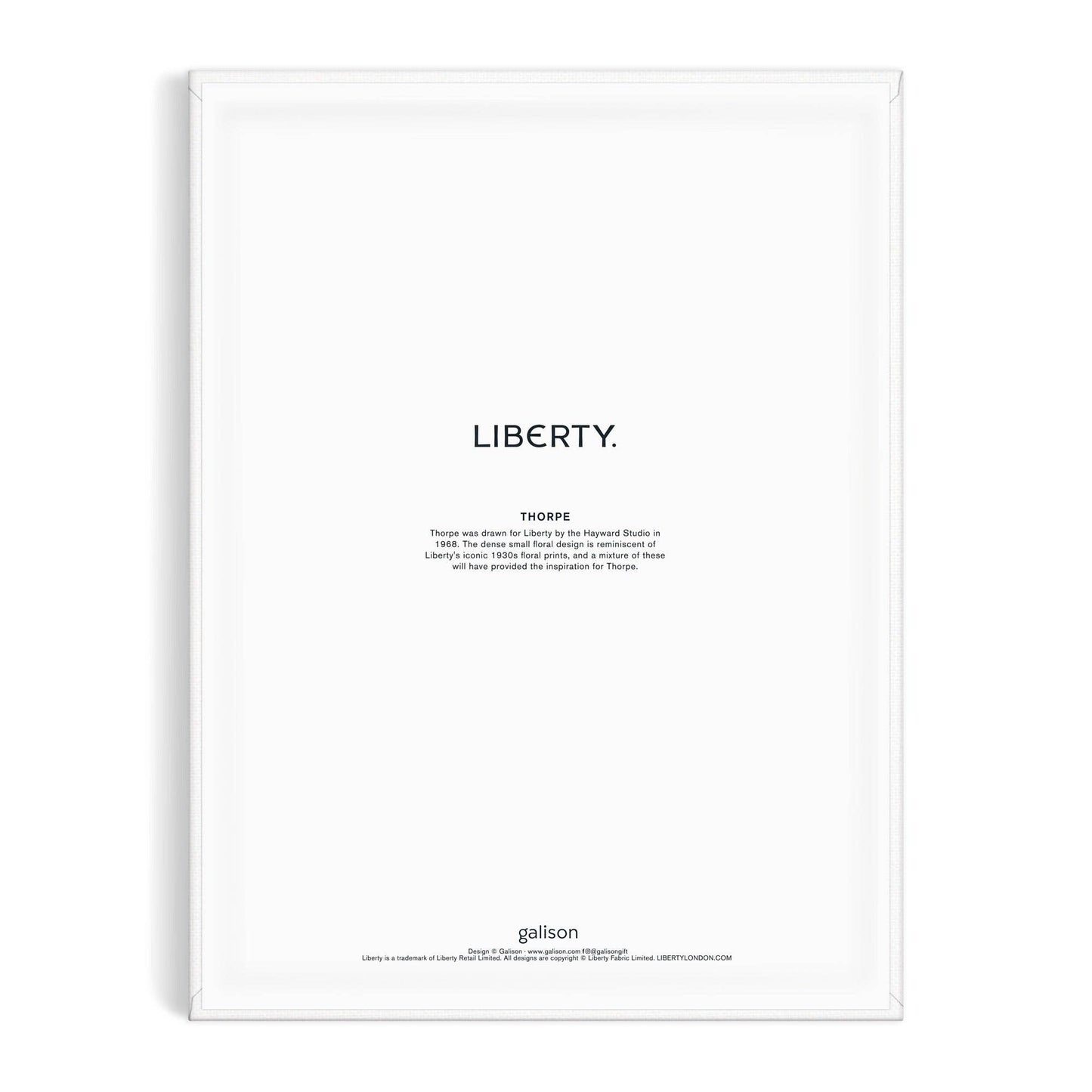 Liberty Thorpe Paint by Number Kit