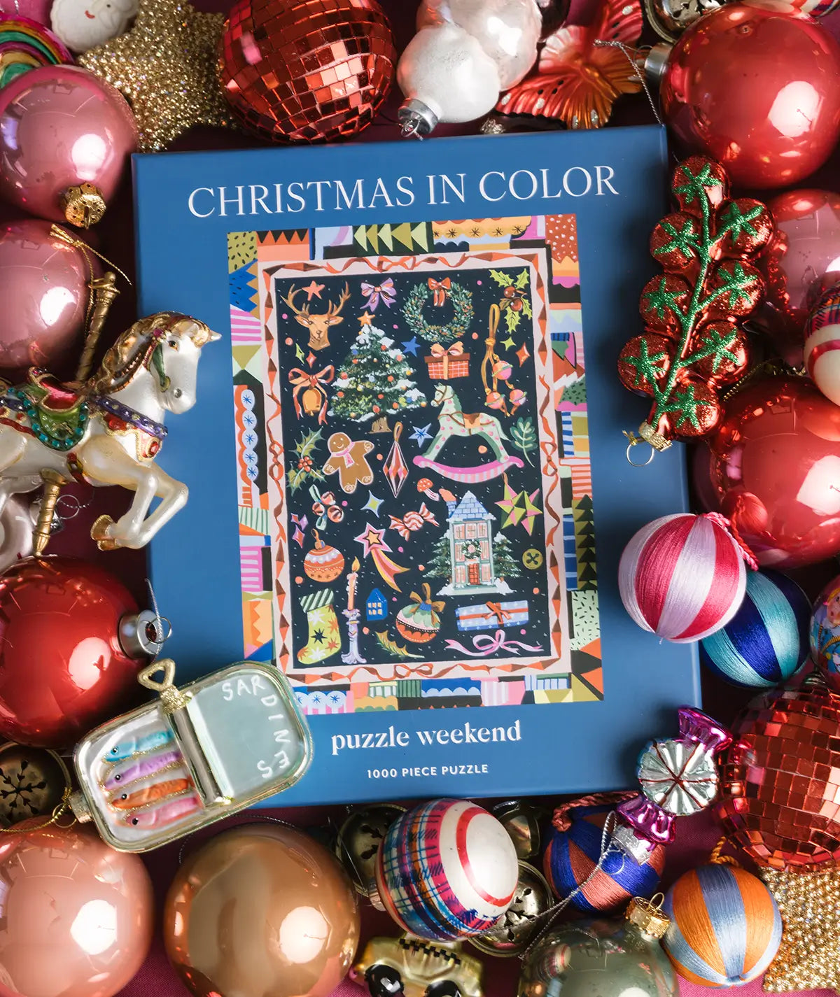 aesthetic christmas puzzle by puzzle weekend