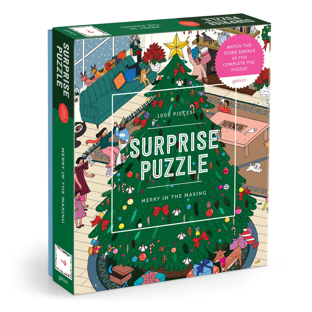 Merry in the Making Surprise Puzzle by Galison