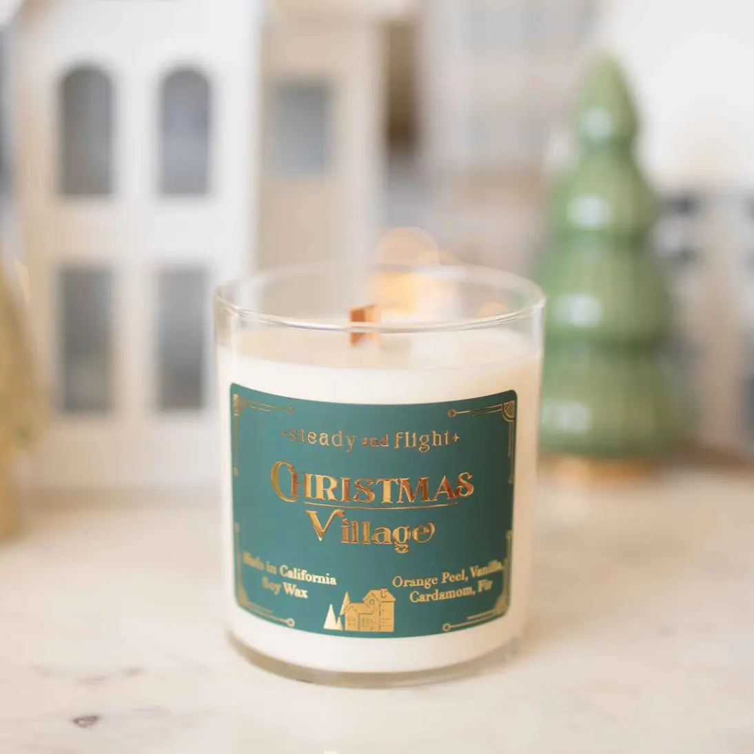 Christmas Village candle by Steady + Flight