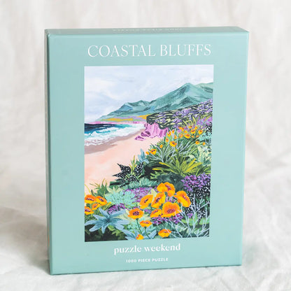 Puzzle Weekend Coastal Bluffs Puzzle by Sarah Gesek - Big Sur Gift