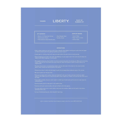 Liberty Thorpe Paint by Number Kit