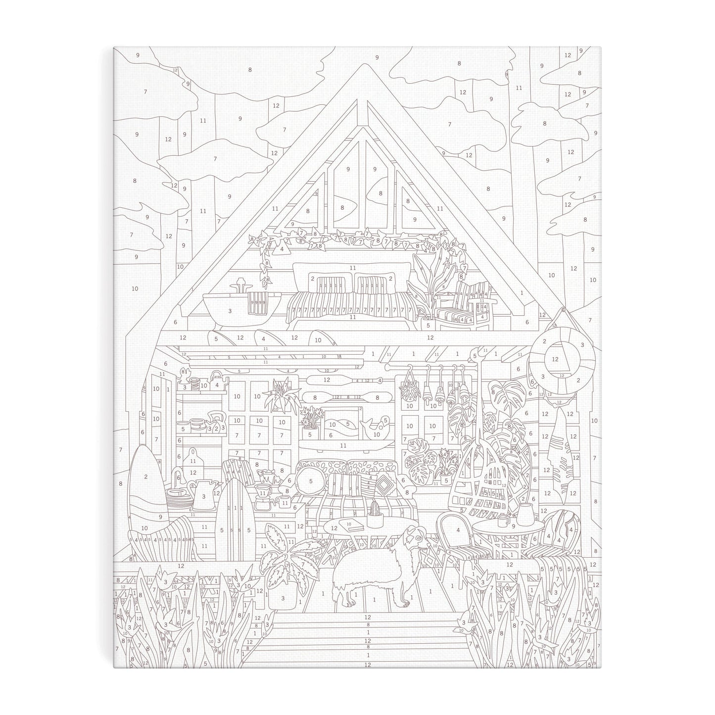 Surf Shack Hideaway Paint By Number Kit