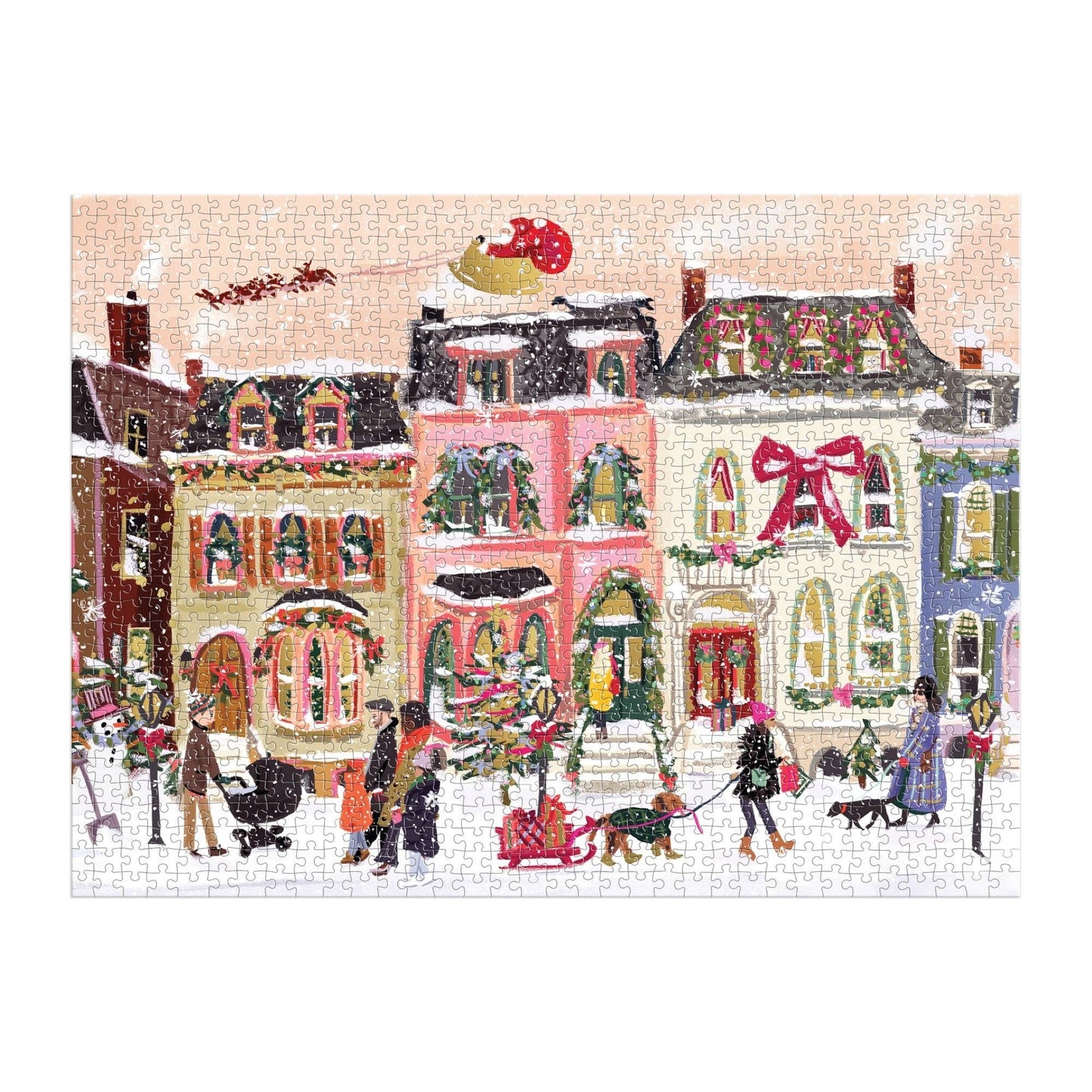 Snowfall on Main Street