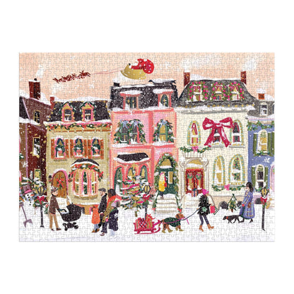 Snowfall on Main Street