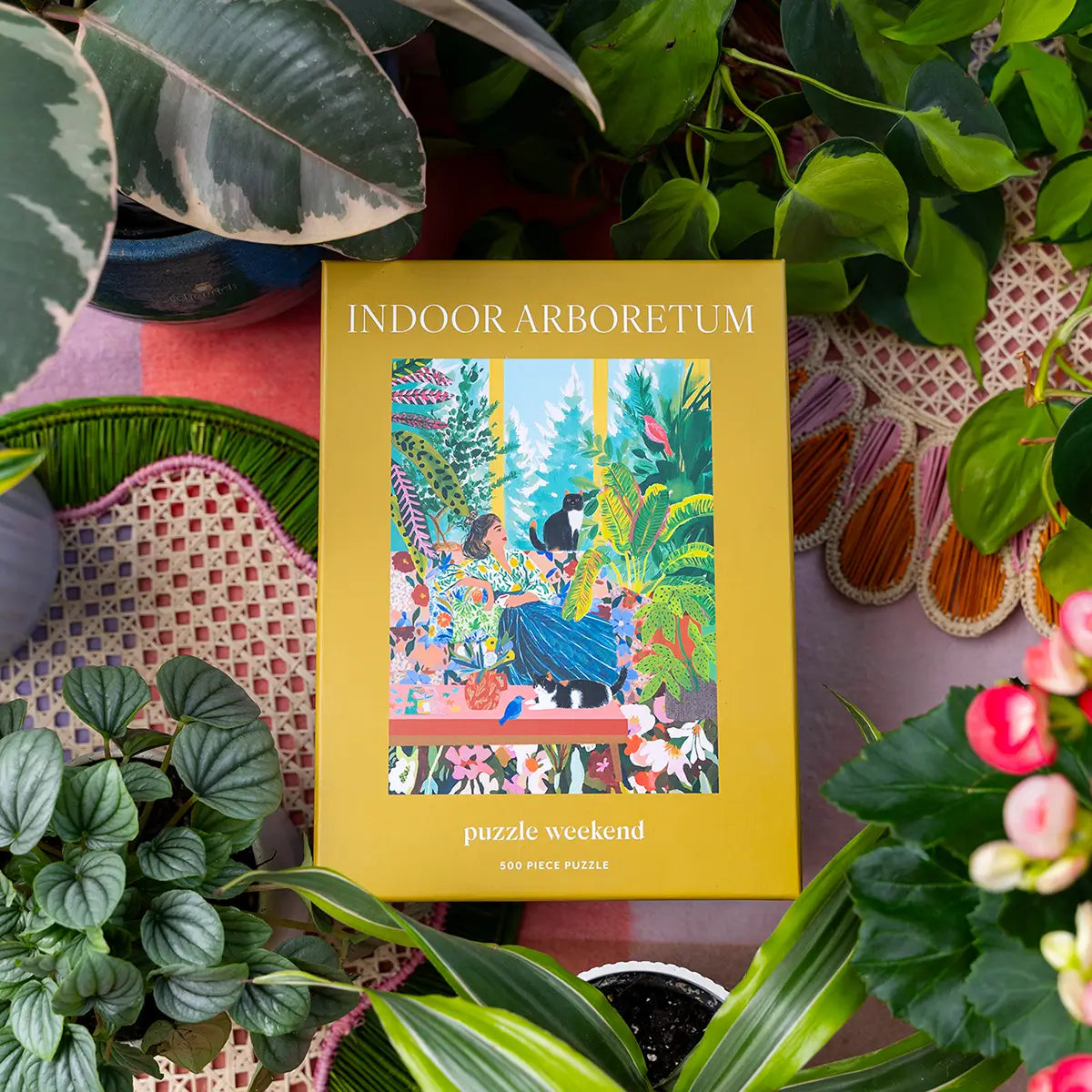 Indoor Arboretum 500 Piece Puzzle by Rafaela Mascaro of Studio Grand-Père