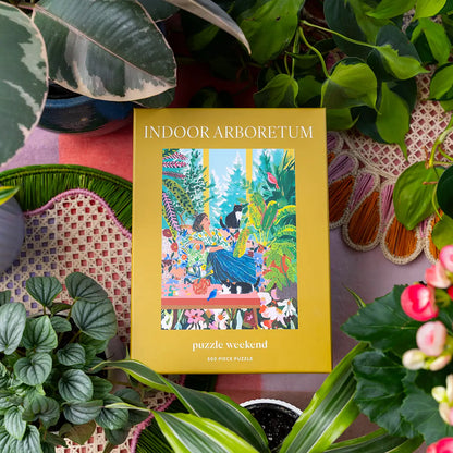 Indoor Arboretum 500 Piece Puzzle by Rafaela Mascaro of Studio Grand-Père