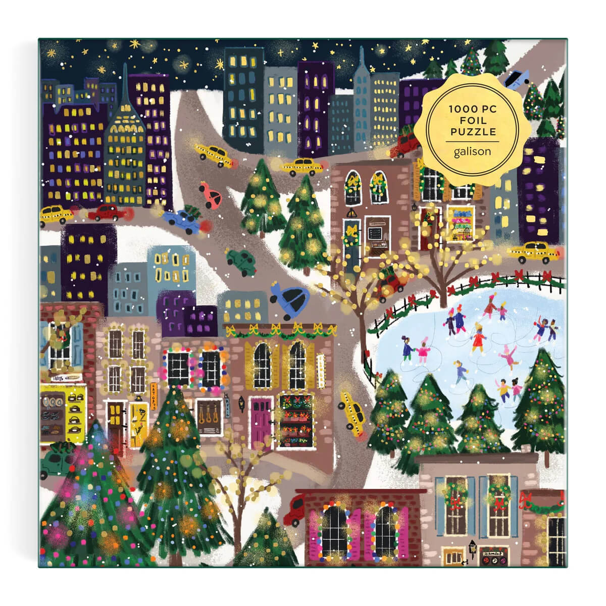 joy laforme sparkling city foil puzzle