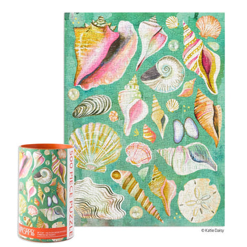 Katie Daisy Puzzle - Shell Collector Puzzle by Werkshoppe