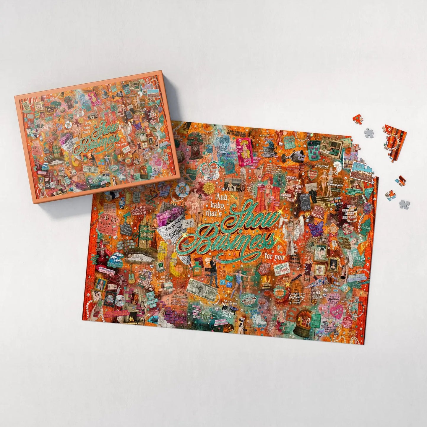 Taylor Swift The Life of A Showgirl Lyrics & Easter Eggs Puzzle