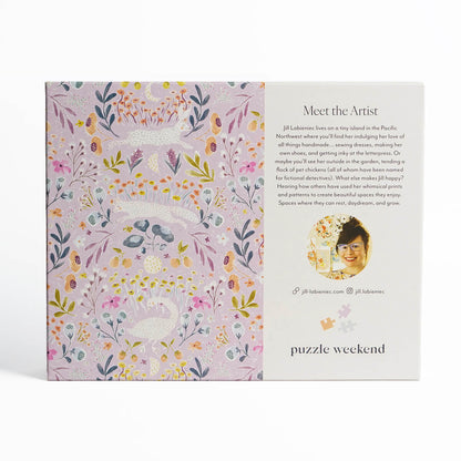 Puzzle Weekend Moonlit Meadow Puzzle by Jill Labieniec