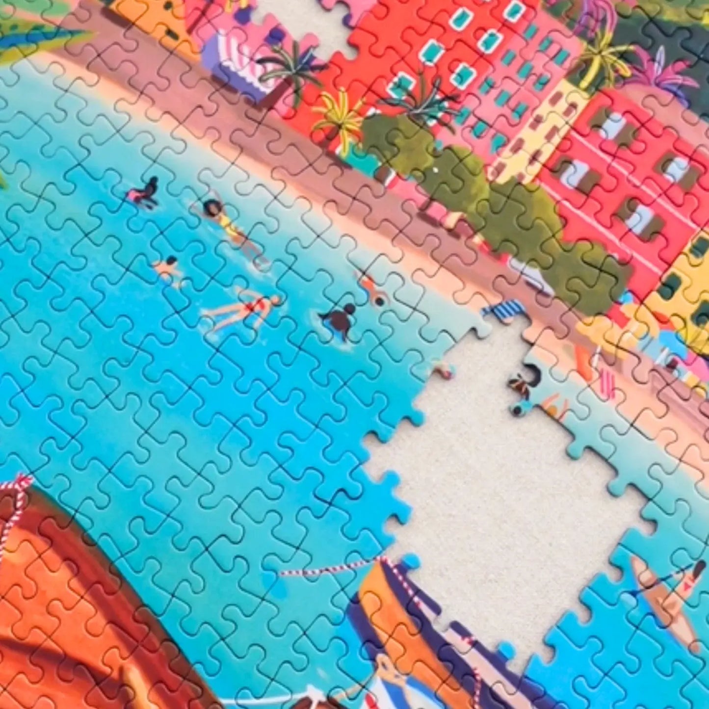 Peachy Puzzles Sunset in Vernazza 1000 Piece Puzzle