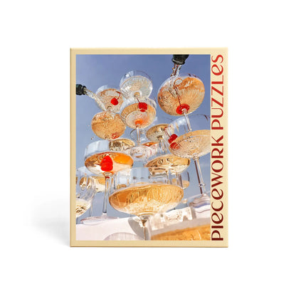 Pop the Bubbly champagne puzzle by Piecework Puzzles