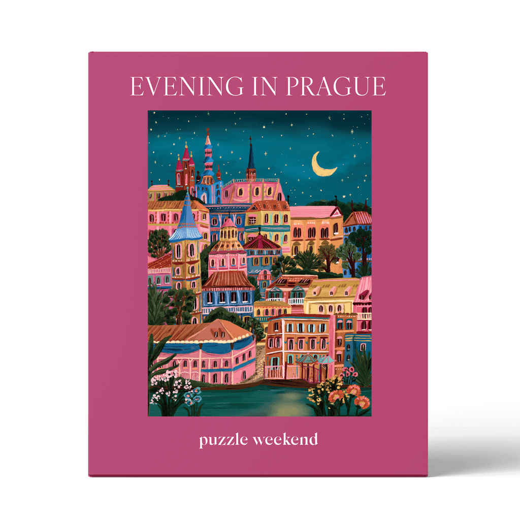 millie putland prague puzzle by puzzle weekend - gift for travel lover