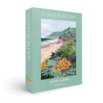 Puzzle Weekend Coastal Bluffs Puzzle by Sarah Gesek - Big Sur Gift