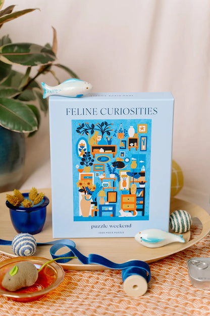 Cute Cat Jigsaw Puzzle by Ambre Verschaeve for Puzzle Weekend