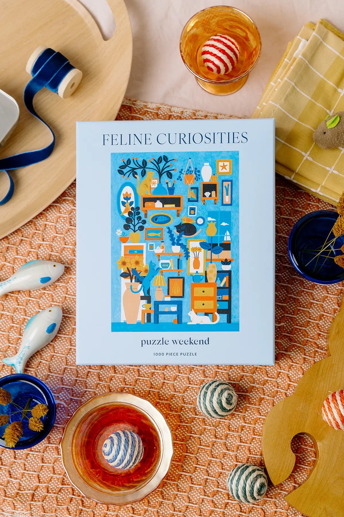 cat jigsaw puzzle by puzzle weekend