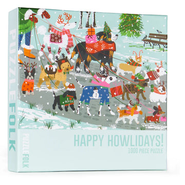 Happy Howlidays Puzzlefolk Christmas Puzzle