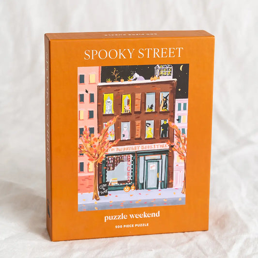 500 piece halloween puzzle from puzzle weekend