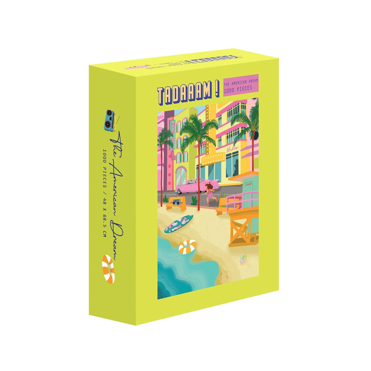 tadaaam puzzles - the american dream LA puzzle