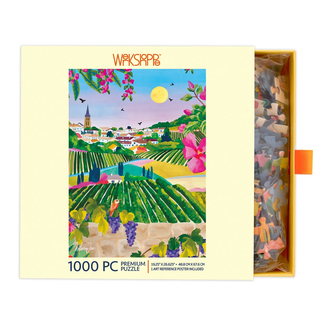 Village Vineyard Werkshoppe Puzzle by Nolwenn Denis
