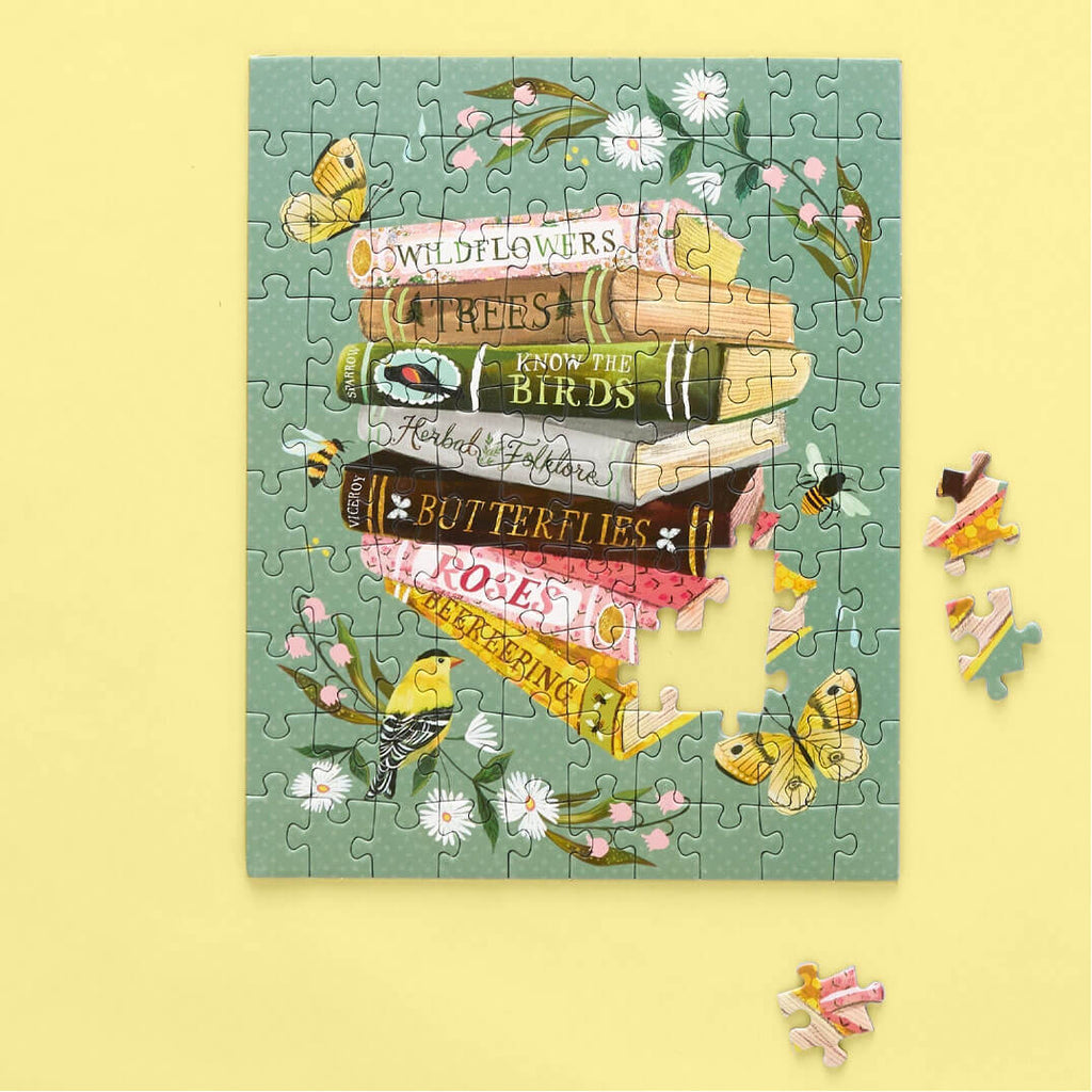 Nature’s Bestsellers - Werkshoppe Mini Puzzle - Katie Daisy Puzzle